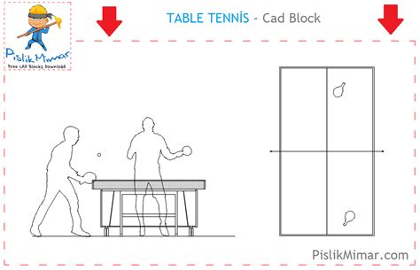 table tennis table cad block|Table tennis in AutoCAD .